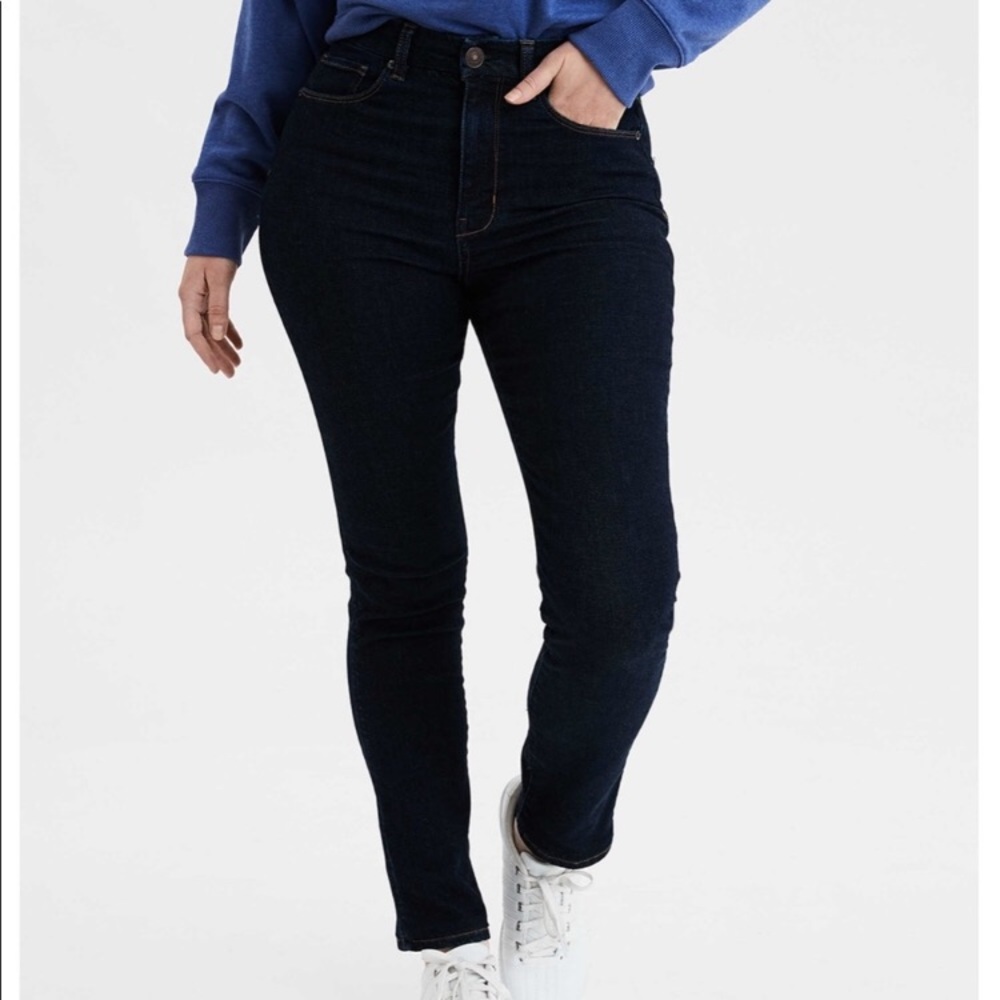 NWT American Eagle Skinny High Waisted Black Jeans